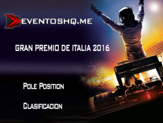 Repeticion Formula 1 GP Italia 2016 Clasificacion