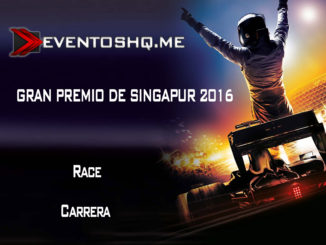 Repeticion Formula 1 GP Singapur 2016 Carrera