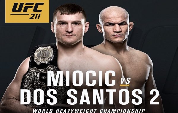 Repeticion UFC 211 Miocic vs dos Santos 2 Main Card en Ingles
